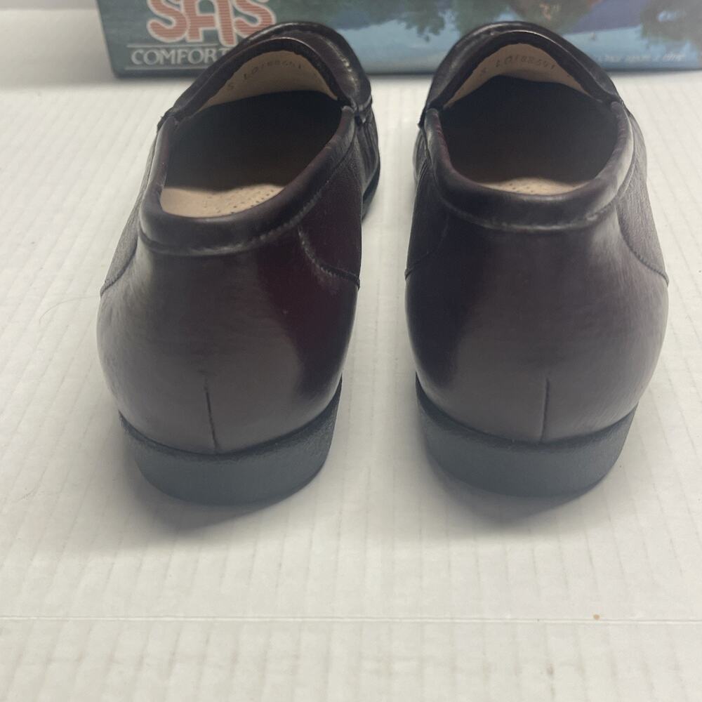 SAS Simplify Tripad Antique Wine Leather Loafer Slip On Women's Shoes Size 9 S - Picture 8 of 15
